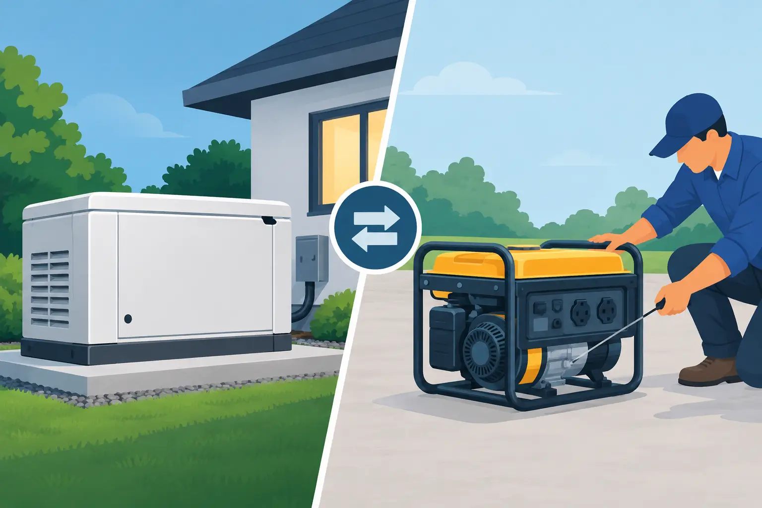Automatic Versus Manual Generators Compared