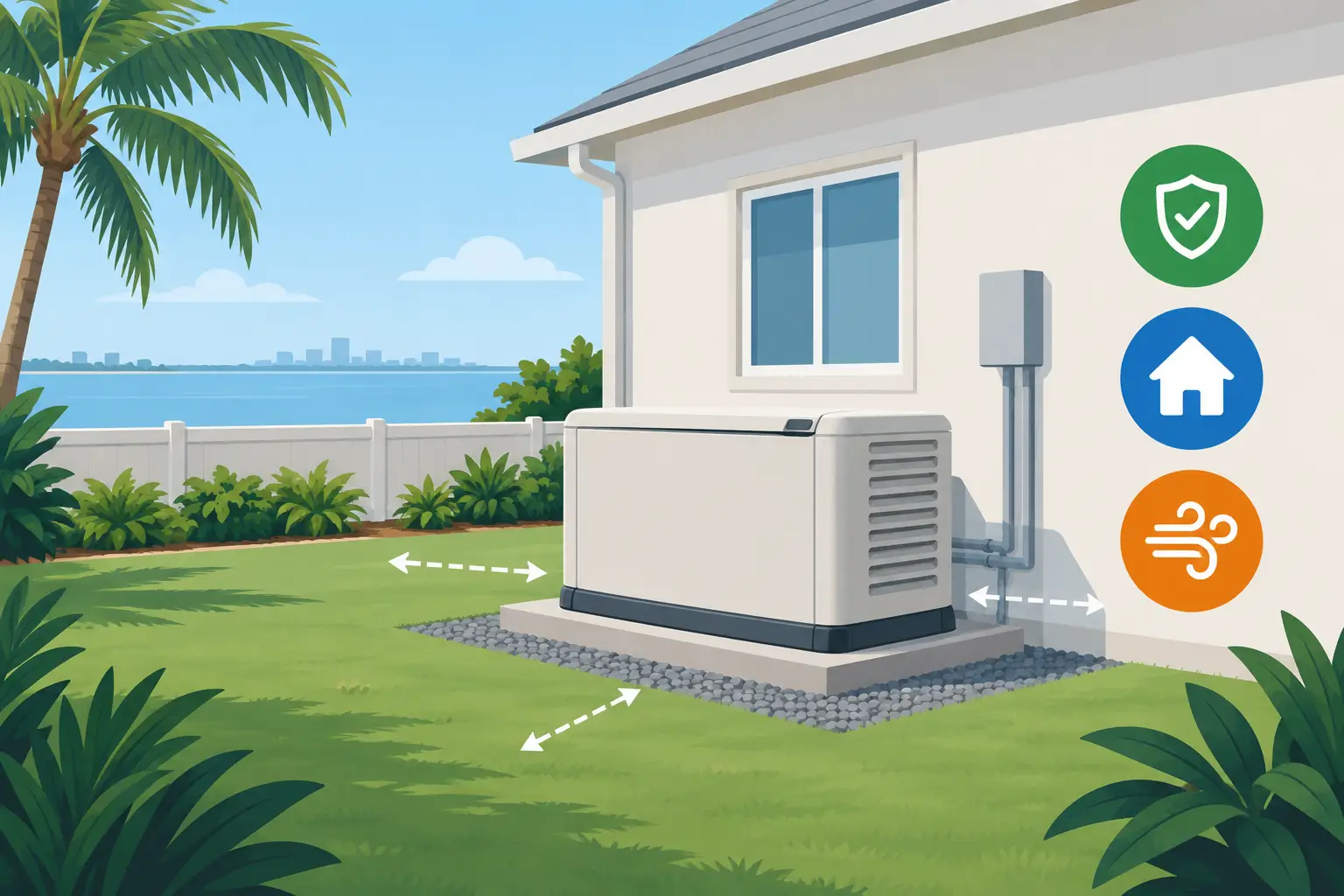 Generator Placement Safety Guide for Gulf Homes